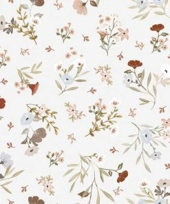 Lilipinso Papier Peint Floral Poetry Bleu