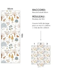 Lilipinso Papier Peint Forest Living Rose -Boutique KidKraft papier peint forest living rose 3