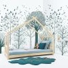 Lilipinso Papier Peint Forêt Bleu En Papier Bleu 2m X 2,48m -Boutique KidKraft papier peint foret bleu en papier bleu 2m x 2 48m