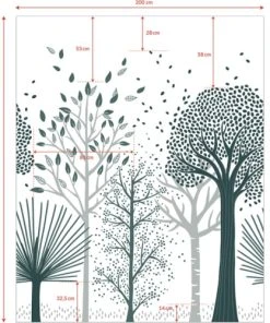 Lilipinso Papier Peint Forêt Bleu En Papier Bleu 2m X 2,48m 9 Lilipinso Papier Peint Forêt Bleu En Papier Bleu 2m X 2,48m -Boutique KidKraft papier peint foret bleu en papier bleu 2m x 2 48m 3