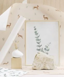 Lilipinso Papier Peint Gazelles En Papier Rose 50cm X 10m -Boutique KidKraft papier peint gazelles en papier rose 50cm x 10m 4