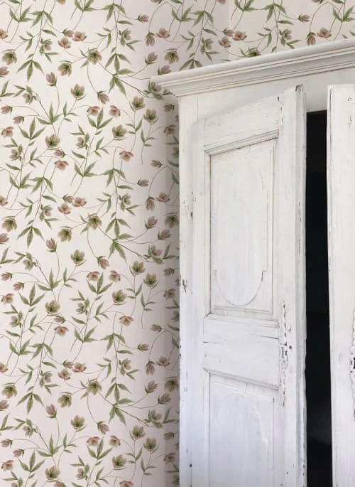 Lilipinso Papier Peint Hellebores Rose 4 Lilipinso Papier Peint Hellebores Rose – Image 2