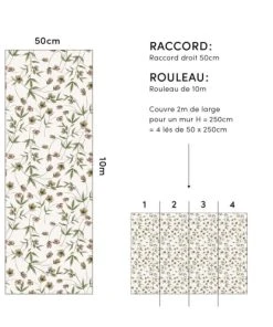 Lilipinso Papier Peint Hellebores Rose 9 Lilipinso Papier Peint Hellebores Rose -Boutique KidKraft papier peint hellebores rose 3