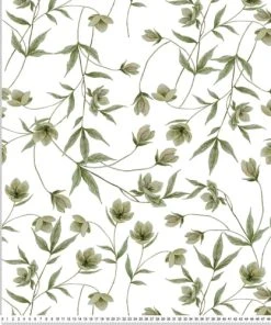Lilipinso Papier Peint Hellebores Vert -Boutique KidKraft papier peint hellebores vert 4