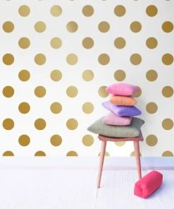 Superfresco Easy Papier Peint Intissé Pois Or 1005x52cm 11 Superfresco Easy Papier Peint Intissé Pois Or 1005x52cm -Boutique KidKraft papier peint intisse pois or 1005x52cm 3