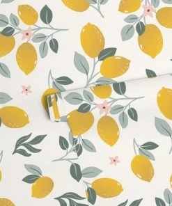 Lilipinso Papier Peint Lemons Jaune 9 Lilipinso Papier Peint Lemons Jaune -Boutique KidKraft papier peint lemons jaune 2
