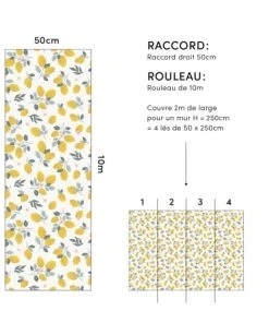 Lilipinso Papier Peint Lemons Jaune 11 Lilipinso Papier Peint Lemons Jaune -Boutique KidKraft papier peint lemons jaune 4