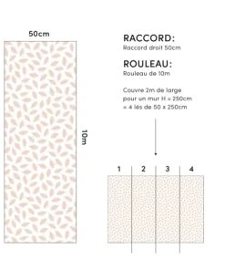 Lilipinso Papier Peint Oak Leaves Rose -Boutique KidKraft papier peint oak leaves rose 3