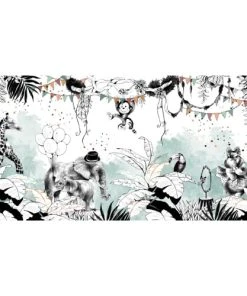 Acte Deco Papier Peint Panoramique Cirque De La Jungle - 170x250 - Multicolore -Boutique KidKraft papier peint panoramique cirque de la jungle 170x250 multicolore 2