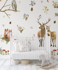 99Déco Papier Peint Panoramique Enfant Animaux Bois 240x270cm 9 99Déco Papier Peint Panoramique Enfant Animaux Bois 240x270cm -Boutique KidKraft papier peint panoramique enfant animaux bois 240x270cm 2