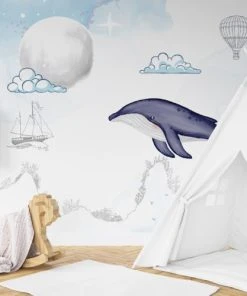 99Déco Papier Peint Panoramique Enfant Aquarelle Baleine 336x270cm Atlantide 9 99Déco Papier Peint Panoramique Enfant Aquarelle Baleine 336x270cm Atlantide -Boutique KidKraft papier peint panoramique enfant aquarelle baleine 336x270cm atlantide 2