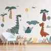 99Déco Papier Peint Panoramique Enfant Dinosaures 336x270cm
