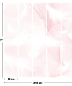 99Déco Papier Peint Panoramique Enfant Rose Plume 240x270cm 11 99Déco Papier Peint Panoramique Enfant Rose Plume 240x270cm -Boutique KidKraft papier peint panoramique enfant rose plume 240x270cm 4