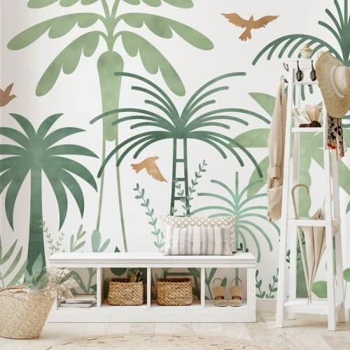 99Déco Papier Peint Panoramique Enfant Végétal 336x270cm 3 99Déco Papier Peint Panoramique Enfant Végétal 336x270cm