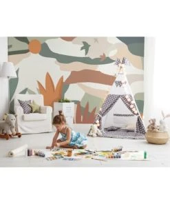 99Déco Papier Peint Panoramique Graphique Fresque Terracotta 336x270cm 9 99Déco Papier Peint Panoramique Graphique Fresque Terracotta 336x270cm -Boutique KidKraft papier peint panoramique graphique fresque terracotta 336x270cm 3