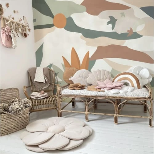 99Déco Papier Peint Panoramique Graphique Fresque Terracotta 336x270cm 3 99Déco Papier Peint Panoramique Graphique Fresque Terracotta 336x270cm