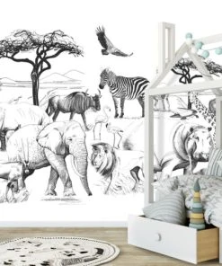 99Déco Papier Peint Panoramique Intissé 336x270cm