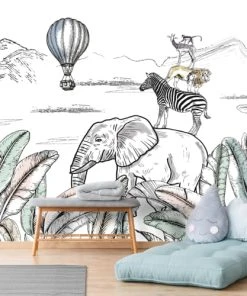 99Déco Papier Peint Panoramique Intissé 336x270cm