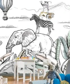 99Déco Papier Peint Panoramique Intissé 336x270cm -Boutique KidKraft papier peint panoramique intisse 336x270cm 50