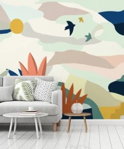 99Déco Papier Peint Panoramique Intissé 336x270cm