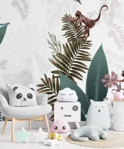 99Déco Papier Peint Panoramique Jungle Singe 432x270cm -Boutique KidKraft papier peint panoramique jungle singe 432x270cm 3