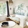99Déco Papier Peint Panoramique Soubassement Nature Tropicale 336x270cm -Boutique KidKraft papier peint panoramique soubassement nature tropicale 336x270cm