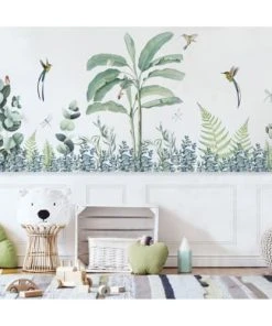 99Déco Papier Peint Panoramique Soubassement Nature Tropicale 336x270cm -Boutique KidKraft papier peint panoramique soubassement nature tropicale 336x270cm 3