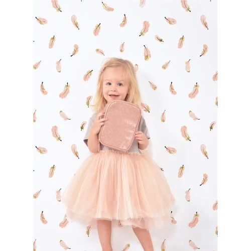 Lilipinso Papier Peint Plumes En Papier Rose 50cm X 10m 6 Lilipinso Papier Peint Plumes En Papier Rose 50cm X 10m – Image 4