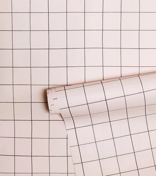 Lilipinso Papier Peint Quadrillage En Papier Rose 50cm X 10m 5 Lilipinso Papier Peint Quadrillage En Papier Rose 50cm X 10m – Image 3