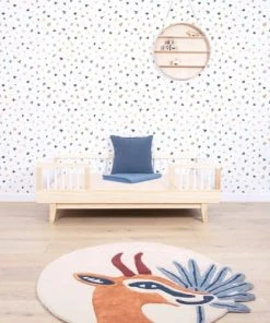 Lilipinso Papier Peint Terrazzo En Papier Blanc 50cm X 10m -Boutique KidKraft papier peint terrazzo en papier blanc 50cm x 10m 3