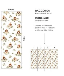 Lilipinso Papier Peint Tiny Multicolore -Boutique KidKraft papier peint tiny multicolore 3