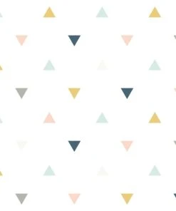 Lilipinso Papier Peint Triangles En Papier Multicolore 50cm X 10m -Boutique KidKraft papier peint triangles en papier multicolore 50cm x 10m 1