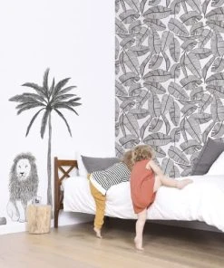 Lilipinso Papier Peint Tropical En Papier Noir 50cm X 10m -Boutique KidKraft papier peint tropical en papier noir 50cm x 10m 4