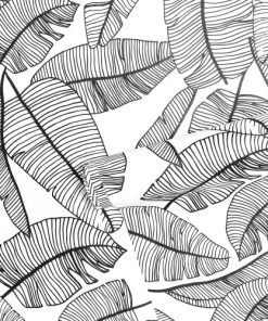 Lilipinso Papier Peint Tropical En Papier Noir 50cm X 10m -Boutique KidKraft papier peint tropical en papier noir 50cm x 10m 5