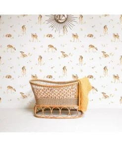 Lilipinso Papier Peint Vintage Faon En Papier Moutarde 50cm X 10m -Boutique KidKraft papier peint vintage faon en papier moutarde 50cm x 10m 3