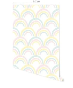 Decochic Papier Peint Vinyle Adhésif Arcs En Ciel Multicolor 50x300 Cm -Boutique KidKraft papier peint vinyle adhesif arcs en ciel multicolor 50x300 cm 1