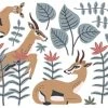 Lilipinso Planche De Stickers Décor L Les Gazelles Multicolore -Boutique KidKraft planche de stickers decor l les gazelles multicolore