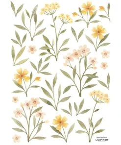 Lilipinso Planche De Stickers Fleurs Multicolore
