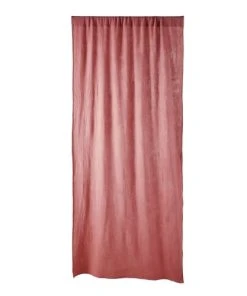Maisons Du Monde Rideau à Galon Fronceur En Coton Framboise à L'unité 110x250