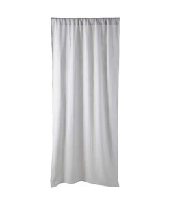 Maisons Du Monde Rideau à Galon Fronceur En Coton Gris à L'unité 110x250