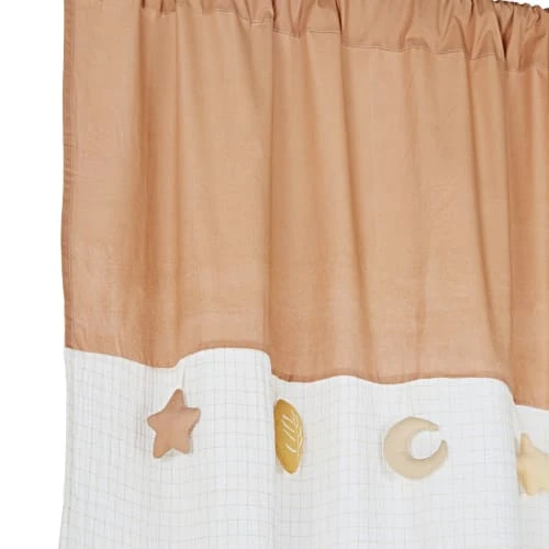 Maisons Du Monde Rideau à L'unité à Carreaux Détails Stellaires En Coton 100x250 3 Maisons Du Monde Rideau à L'unité à Carreaux Détails Stellaires En Coton 100x250 – Image 2