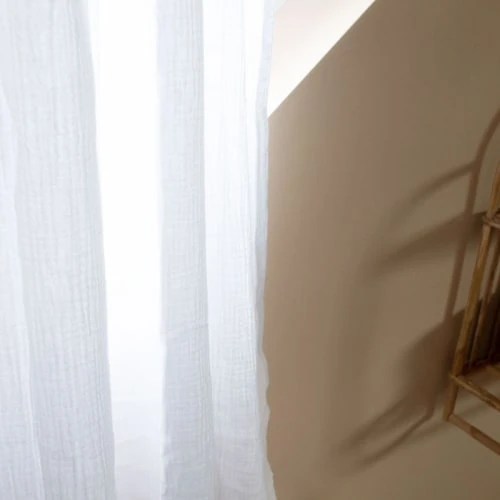 Cocoeko Rideau à Nouettes BLANC (130x260 Cm) 5 Cocoeko Rideau à Nouettes BLANC (130x260 Cm) – Image 3