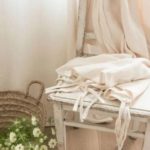 Cocoeko Rideau à Nouettes BLANC (130x260 Cm) 6 Cocoeko Rideau à Nouettes BLANC (130x260 Cm) – Image 4