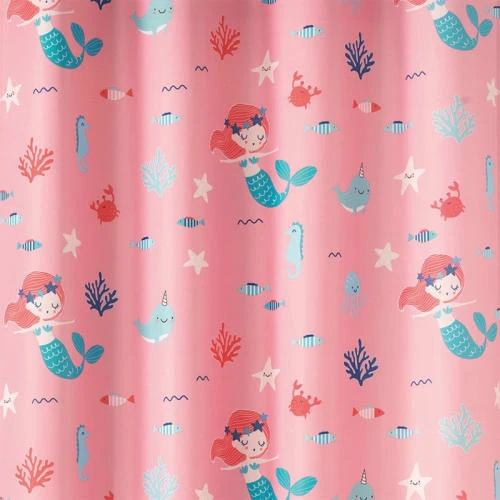 Douceur D'Intérieur Rideau à Oeillets Rose 140x260cm 5 Douceur D'Intérieur Rideau à Oeillets Rose 140x260cm – Image 3