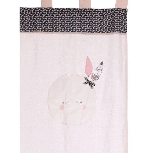 Sauthon Rideau à Pattes 105x180cm En Coton Rose 4 Sauthon Rideau à Pattes 105x180cm En Coton Rose – Image 2