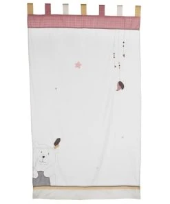 Sauthon Rideau à Pattes 180x105cm En Coton Beige