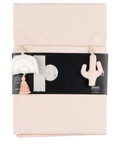 Maisons Du Monde Rideau Bébé à Passants En Coton écru, Rose Et Doré à L'unité 110x250 -Boutique KidKraft rideau bebe a passants en coton ecru rose et dore a l unite 110x250 1000 7 11 215958 10