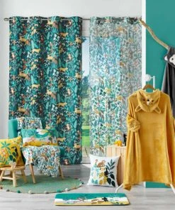 Douceur D'Intérieur Rideau Bleu 140x260cm 9 Douceur D'Intérieur Rideau Bleu 140x260cm -Boutique KidKraft rideau bleu 140x260cm 3