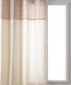 Home Maison Rideau Enfant Esprit Fleuri Coton Multicolore 260 X 140