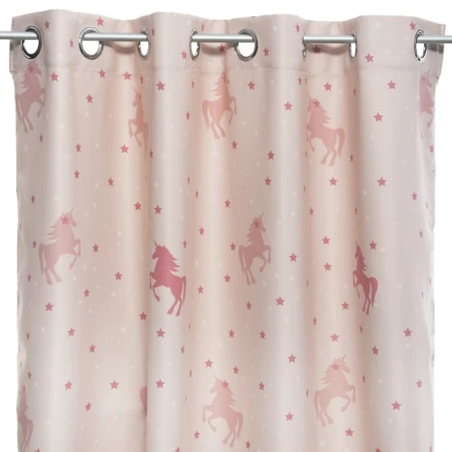 Home Maison Rideau Licorne Phosphorescent Polyester Rose 250 X 140 3 Home Maison Rideau Licorne Phosphorescent Polyester Rose 250 X 140
